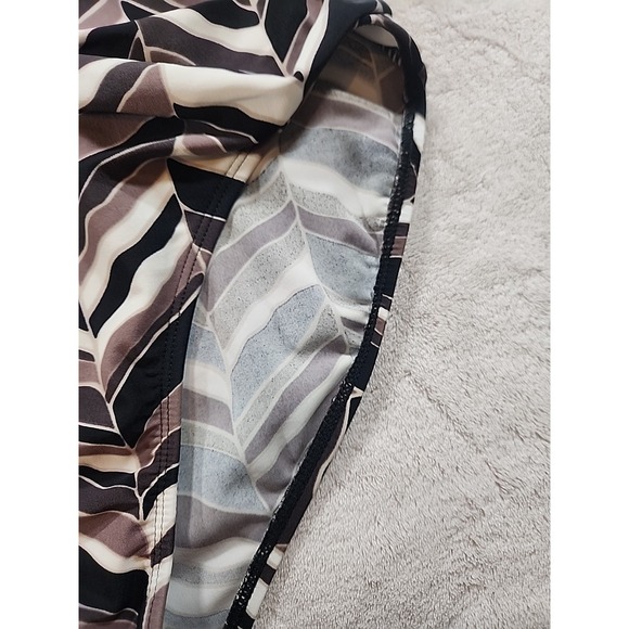 Leilani swimsuit Brown/Cream And Black One Piece Size 10 Flattering - Picture 5 of 12